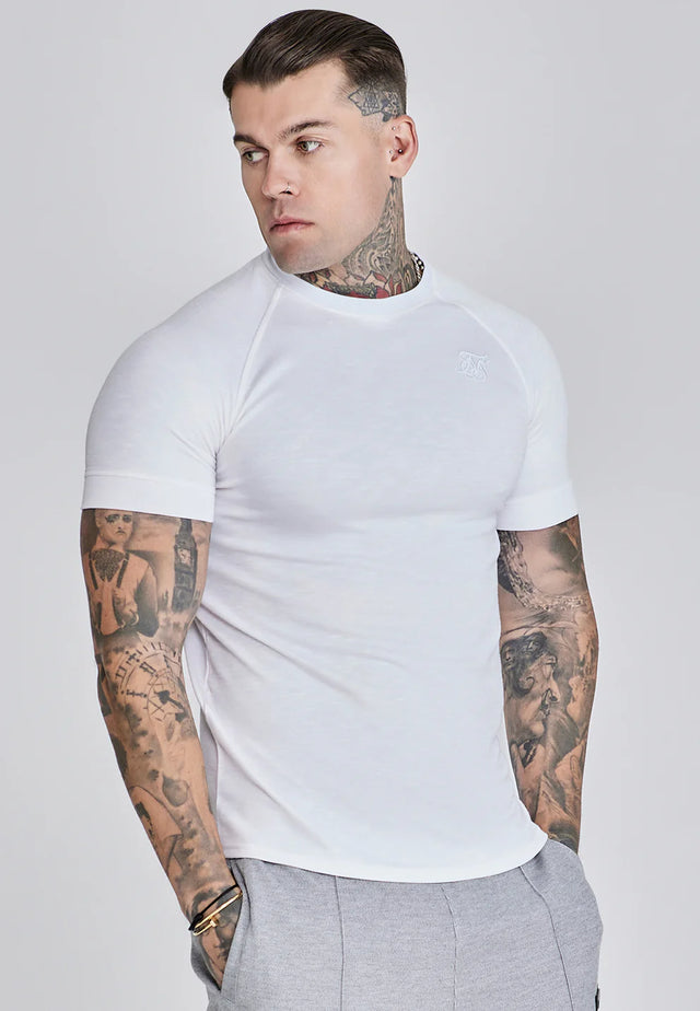 SikSilk - Smart T-Shirt - White