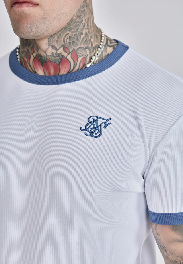 SikSilk - Ribbed Ringer T-Shirt