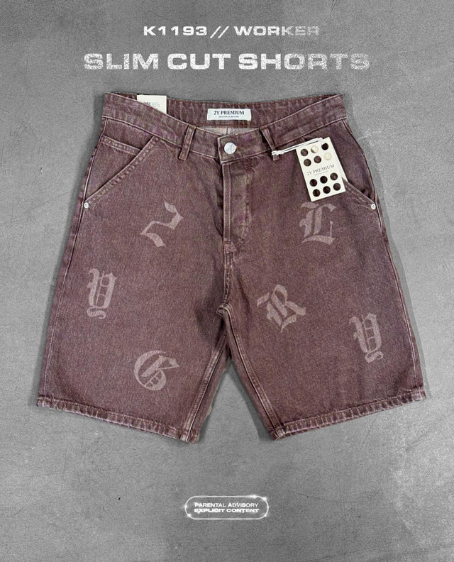 2Y Premium - Denim Shorts - 2YP - Brown