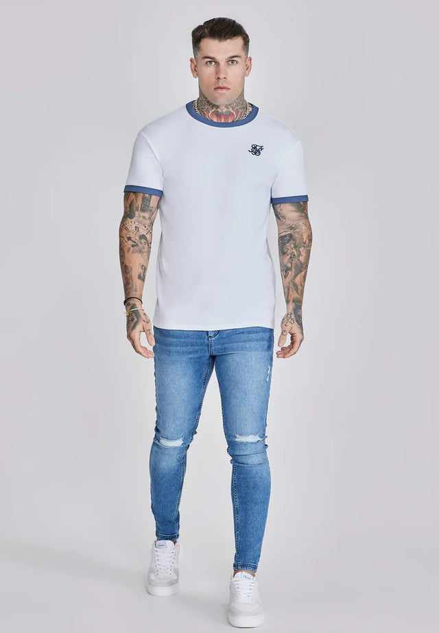 SikSilk - Ribbed Ringer T-Shirt