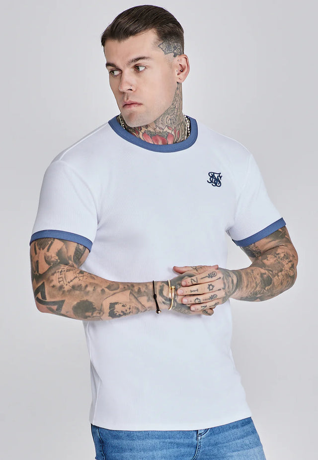 SikSilk - Ribbed Ringer T-Shirt