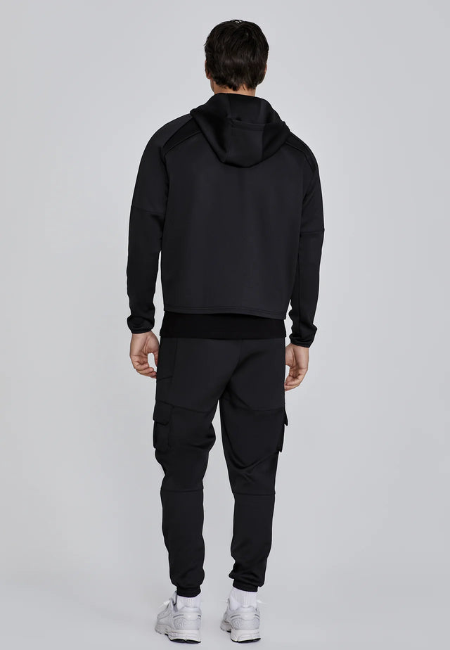 SikSilk - Black Full Zip Hoodie