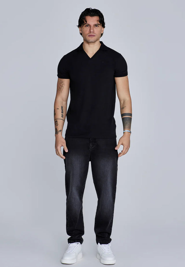 SikSilk - V-Neck Polo