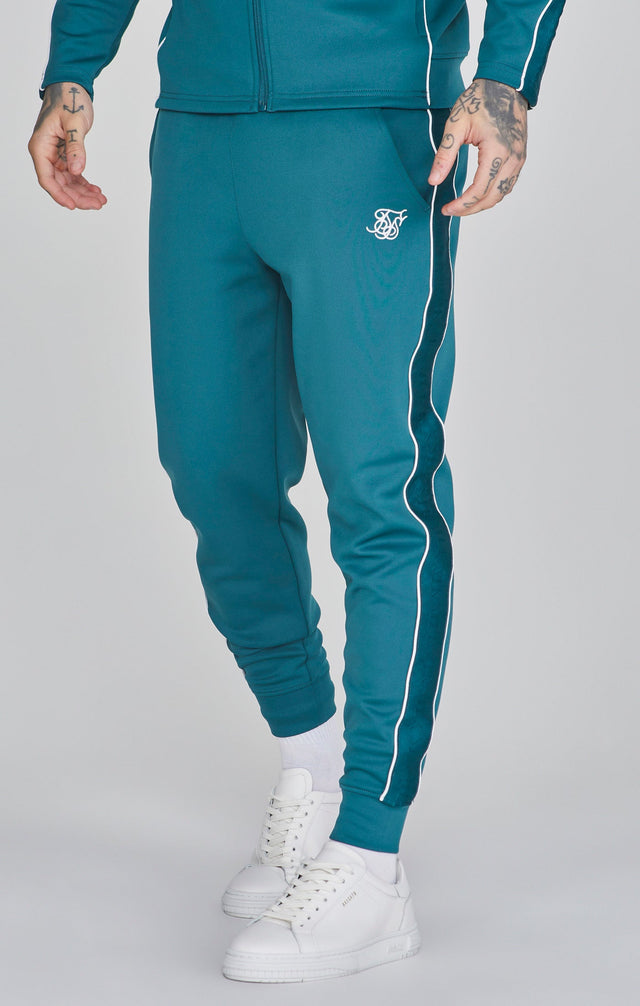 SikSilk - Green Hoodie and Joggers Set