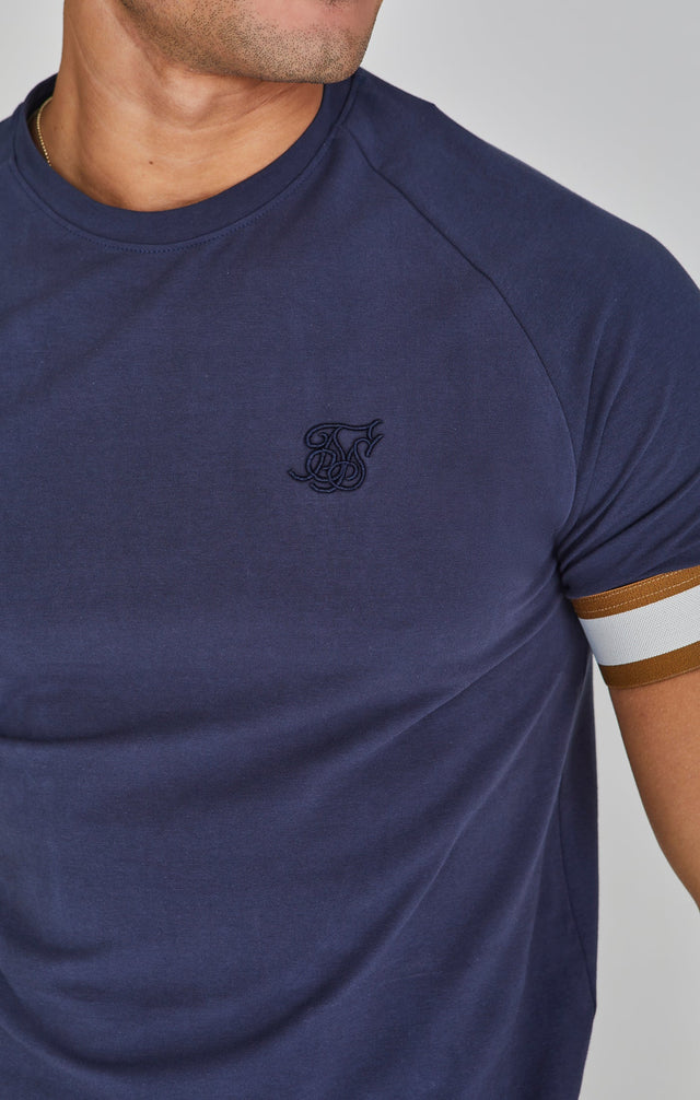 SikSilk - Navy Tech T-Shirt