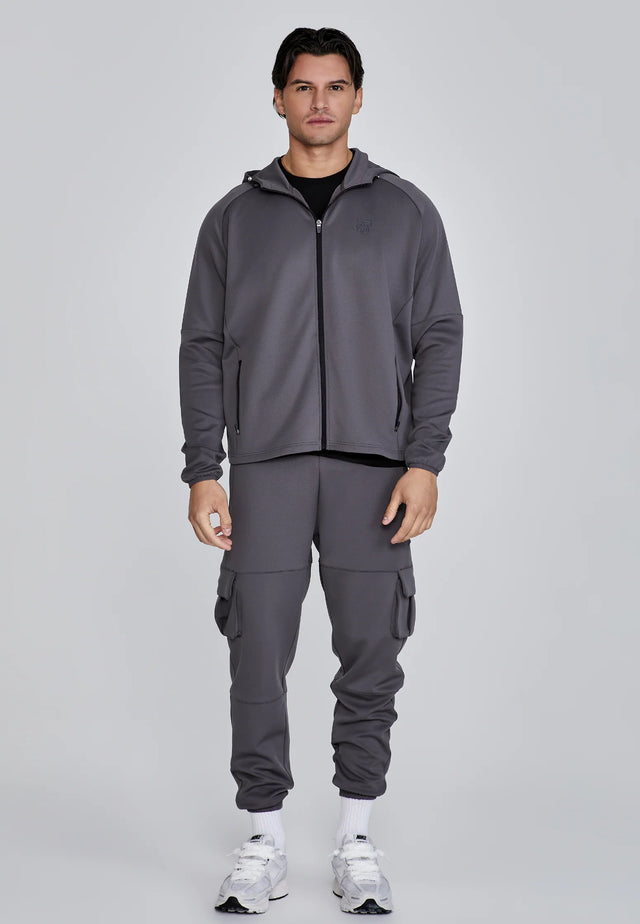 SikSilk - Grey Cargo Joggers