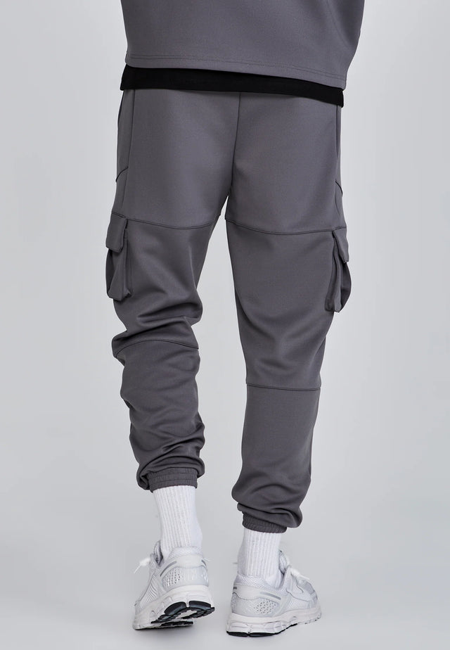 SikSilk - Grey Cargo Joggers