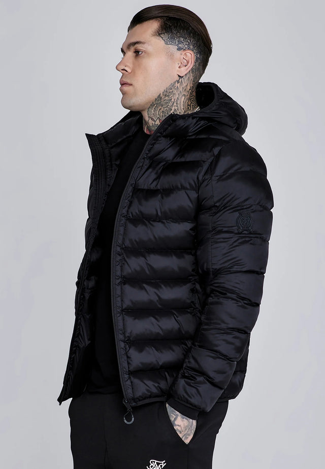 SikSilk - Black Bubble Jacket