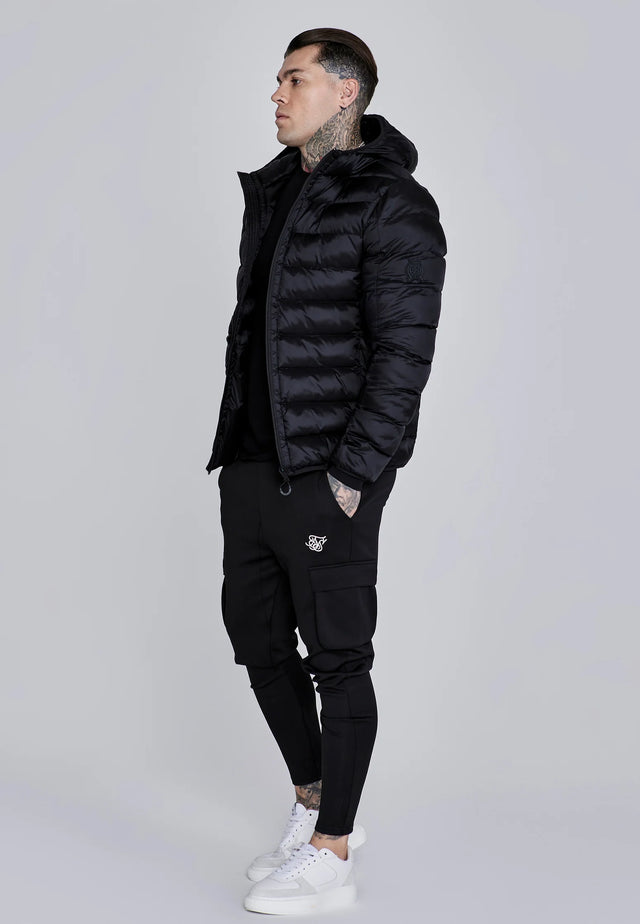 SikSilk - Black Bubble Jacket