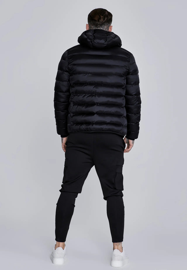 SikSilk - Black Bubble Jacket