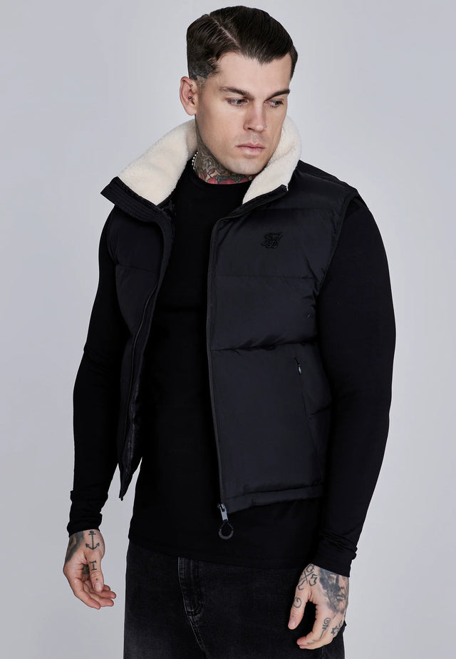 SikSilk - Black Gilet