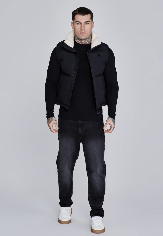 SikSilk - Black Gilet