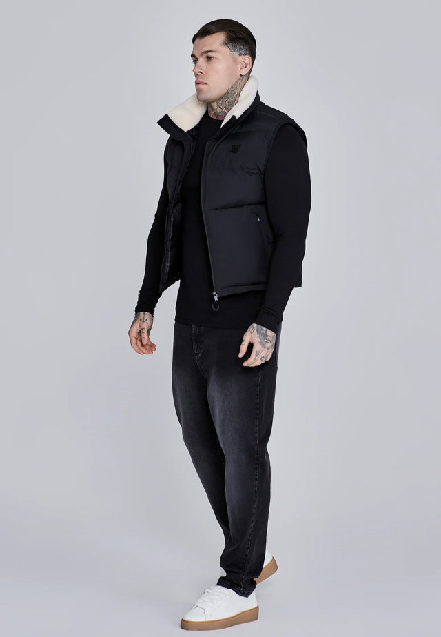 SikSilk - Black Gilet