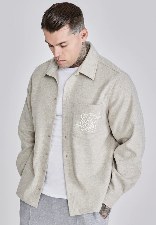 SikSilk - Beige Overshirt