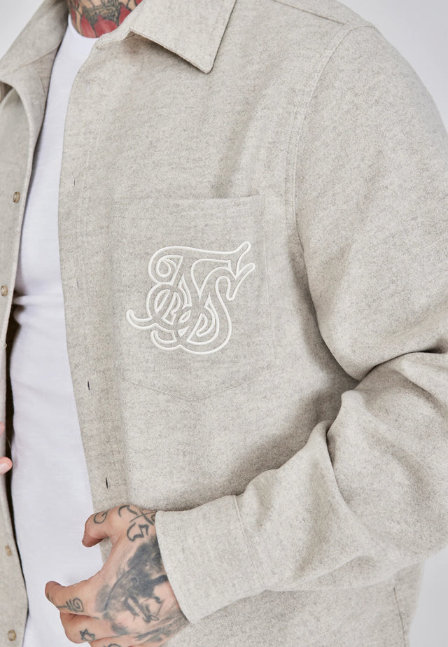 SikSilk - Beige Overshirt