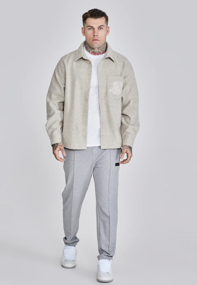 SikSilk - Beige Overshirt