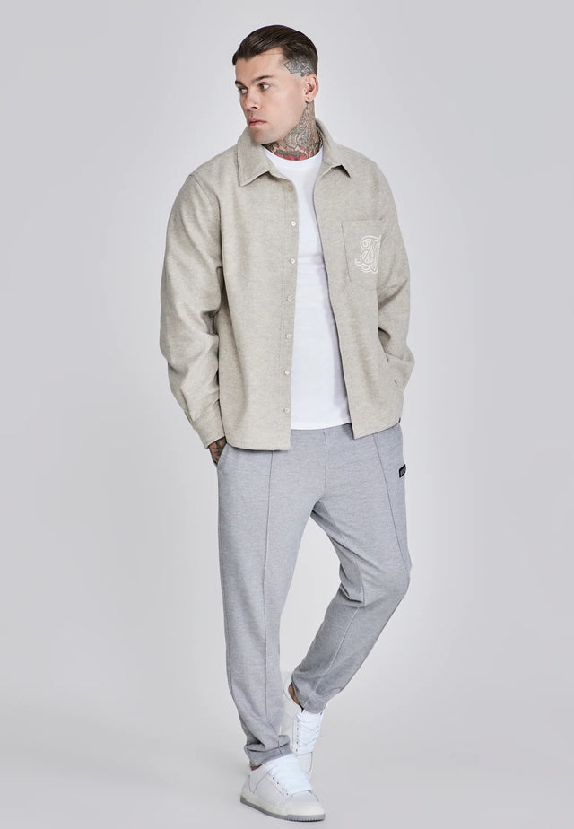 SikSilk - Beige Overshirt