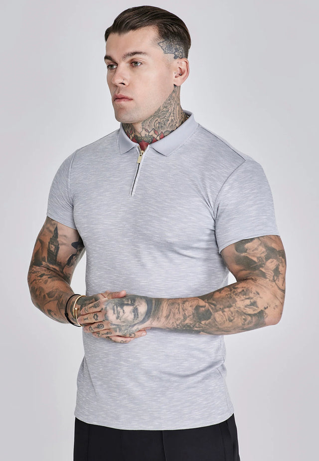 SikSilk - Grey Smart Polo