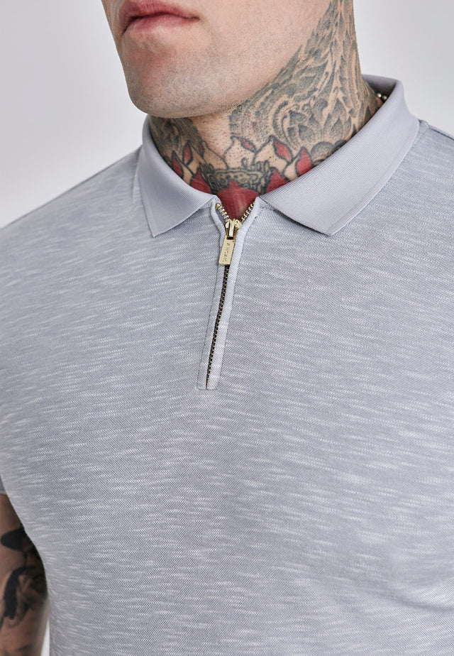 SikSilk - Grey Smart Polo