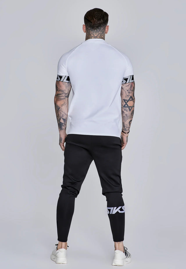 SikSilk - Black Muscle Fit Joggers