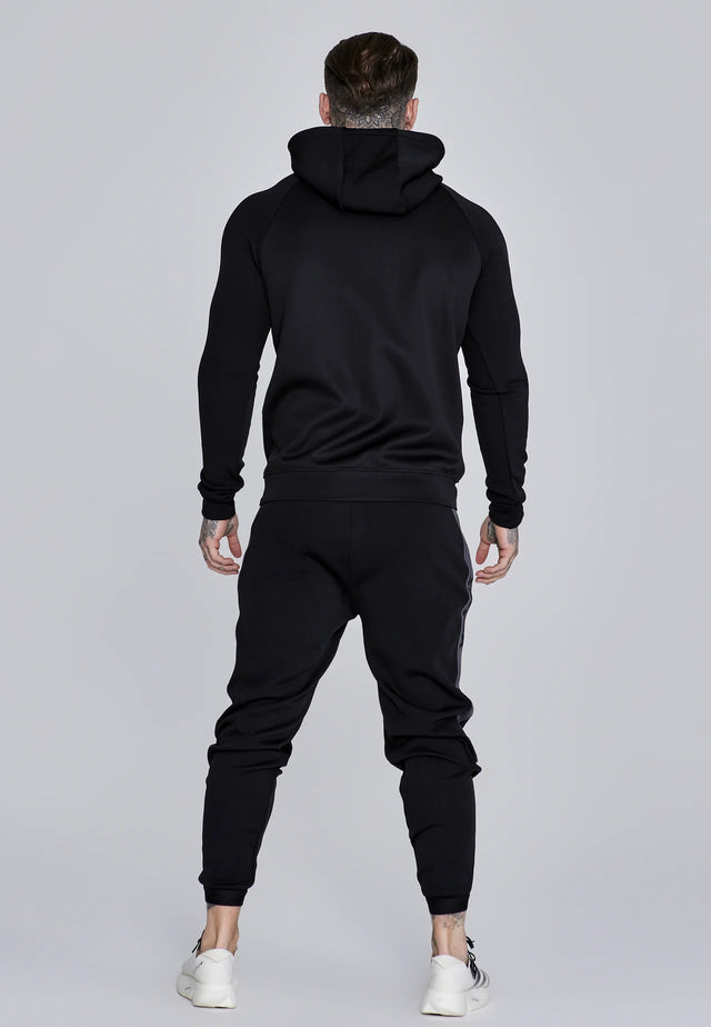 SikSilk - Black Muscle Fit Joggers