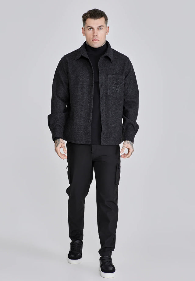 SikSilk - Black Overshirt