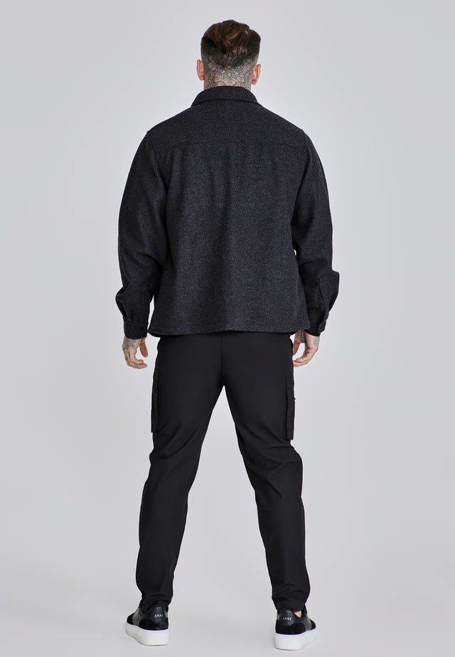 SikSilk - Black Overshirt