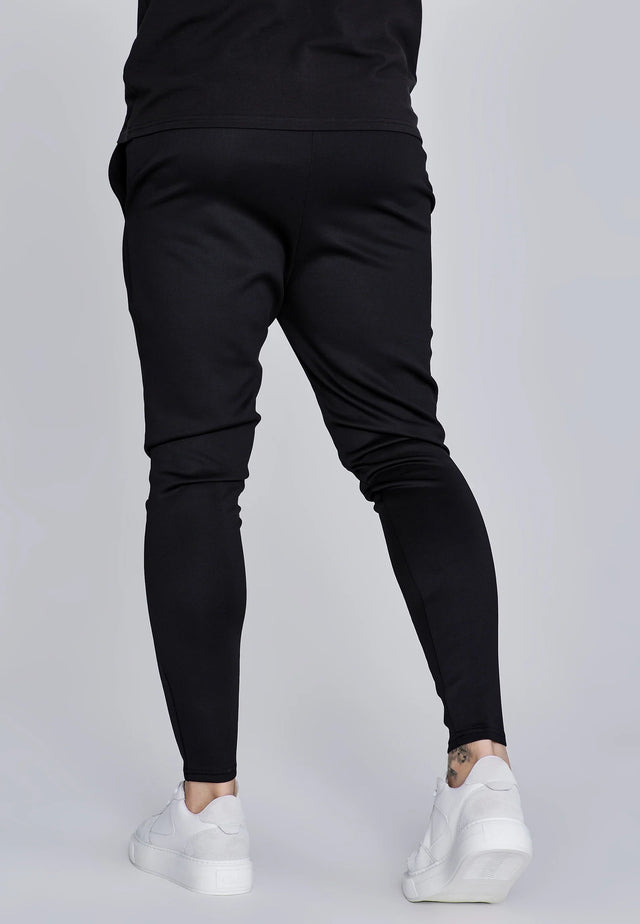 SikSilk - Black Essentials Poly Joggers