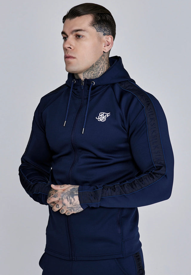 SikSilk - Navy Hoodie and Joggers Set