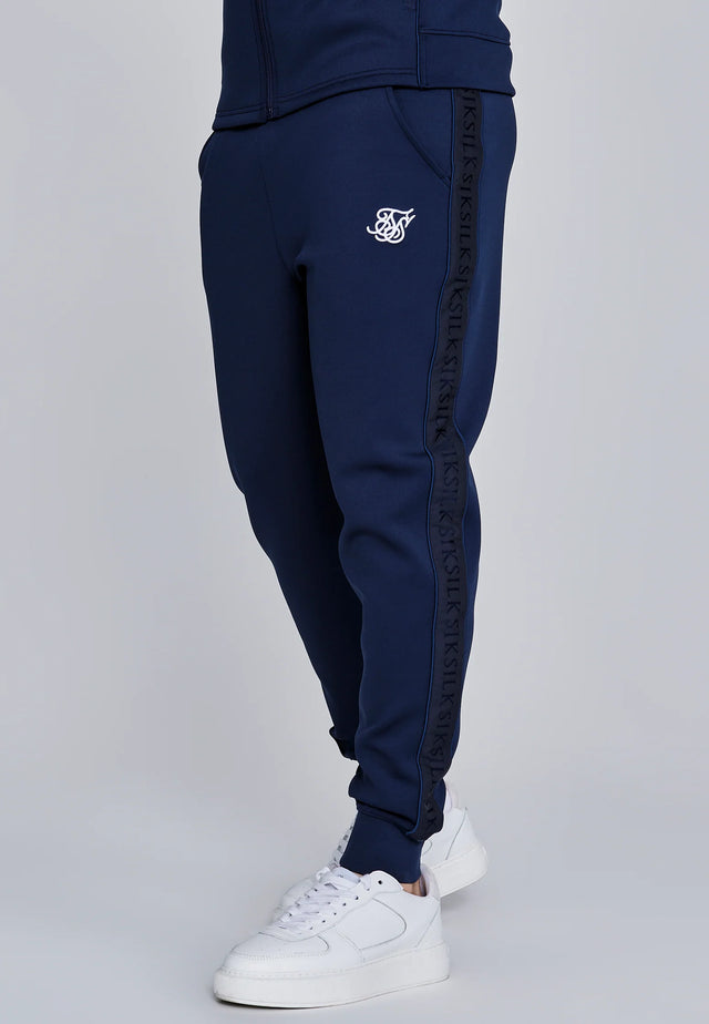 SikSilk - Navy Hoodie and Joggers Set