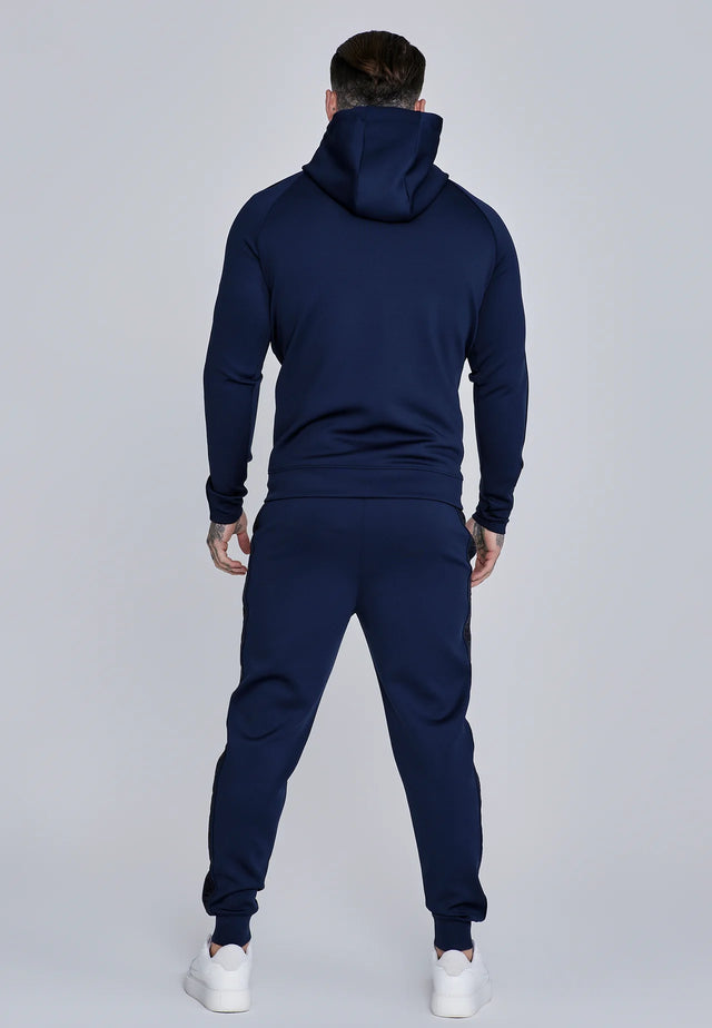 SikSilk - Navy Hoodie and Joggers Set