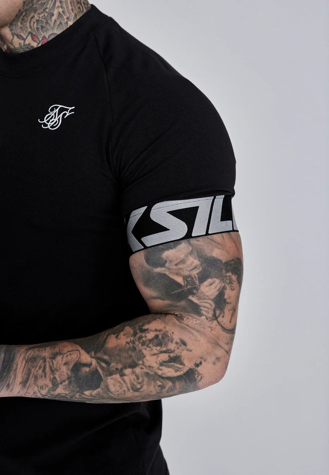 SikSilk - Black Tech T-Shirt