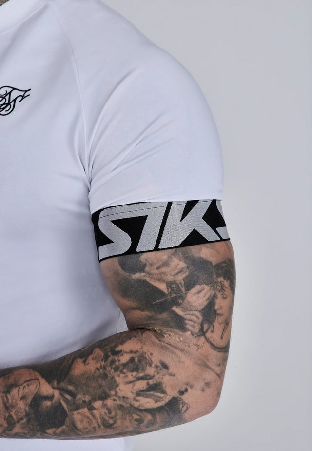 SikSilk - White Tech T-Shirt