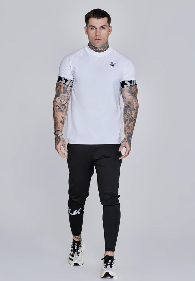 SikSilk - White Tech T-Shirt