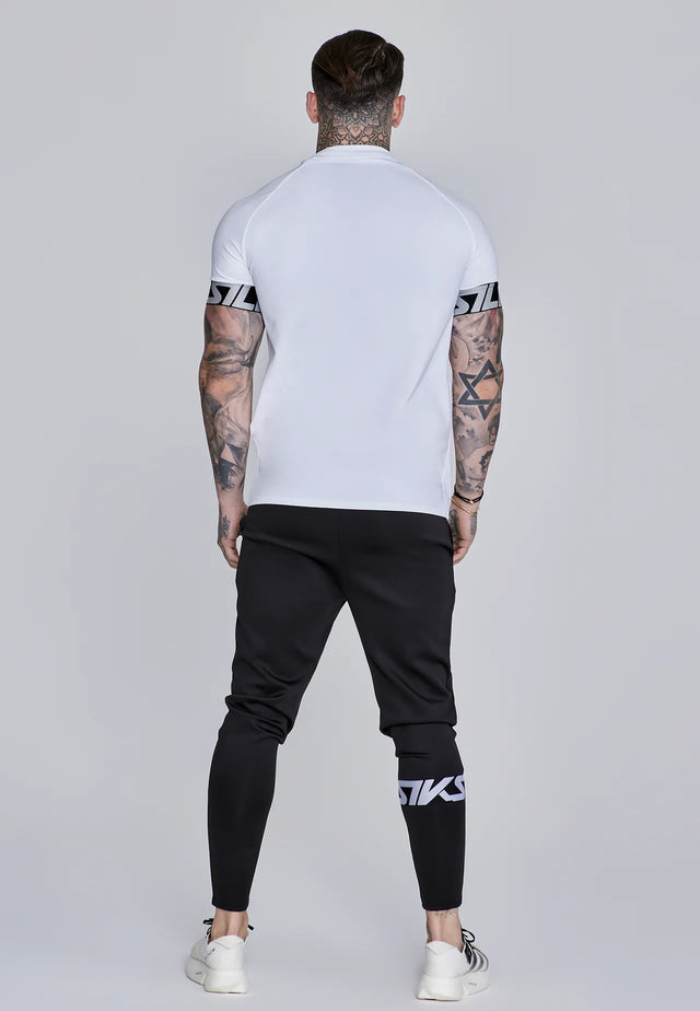 SikSilk - White Tech T-Shirt