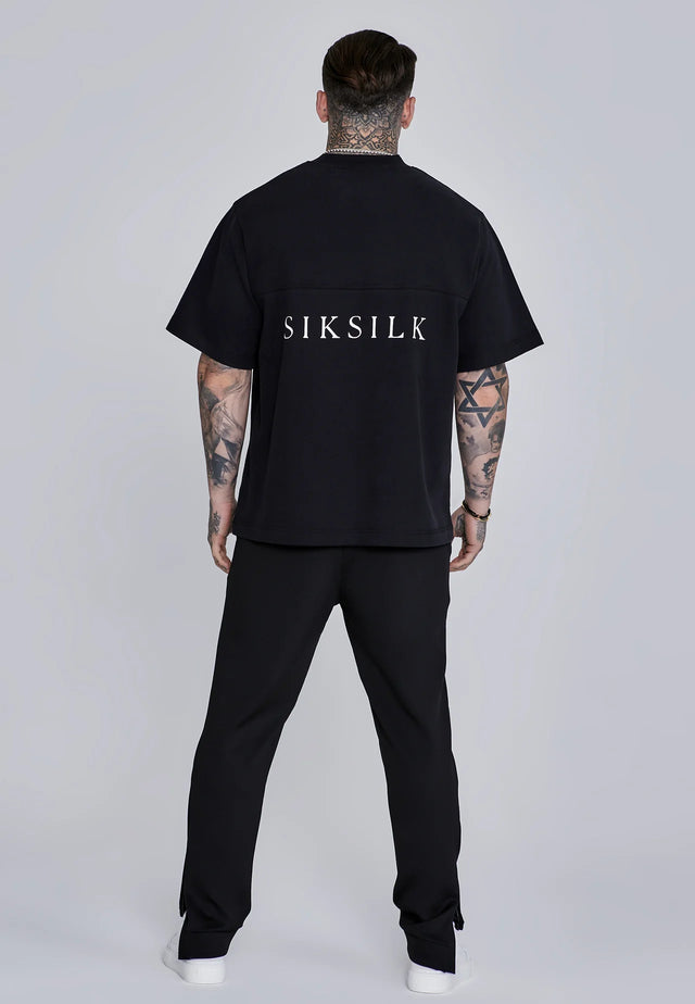 SikSilk - Black Essentials Poly Joggers