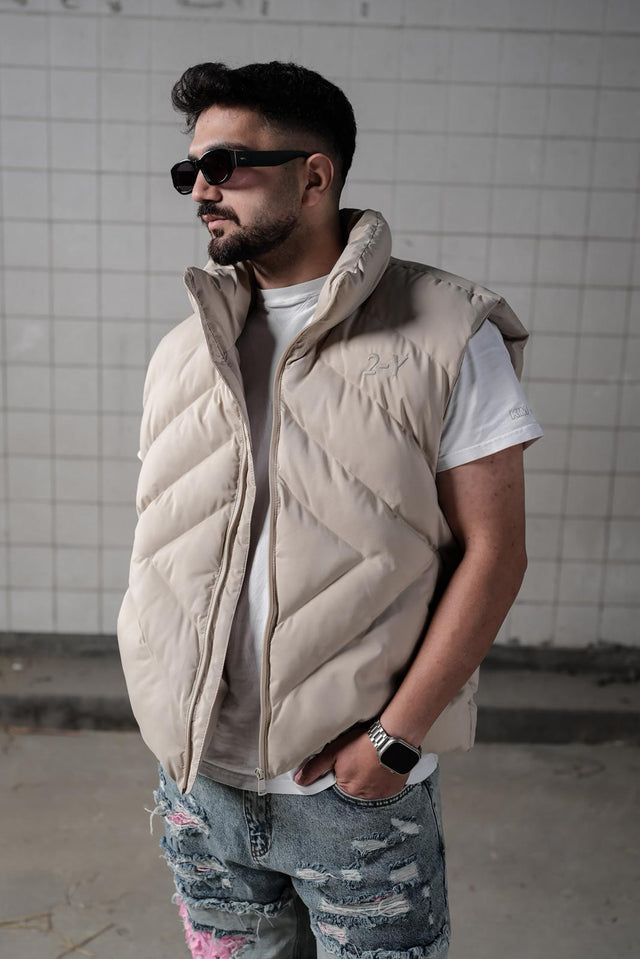 2Y Premium - Beige Gilet