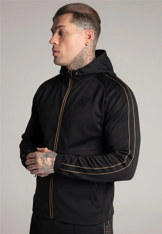 SikSilk - Black Full Zip hoodie