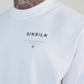 SikSilk - White Graphic T-Shirt