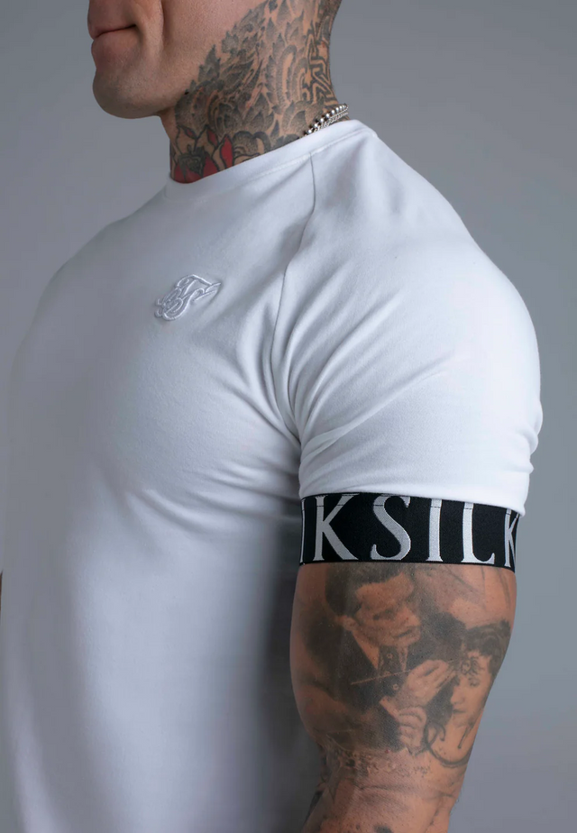 SikSilk - White Tech T-Shirt