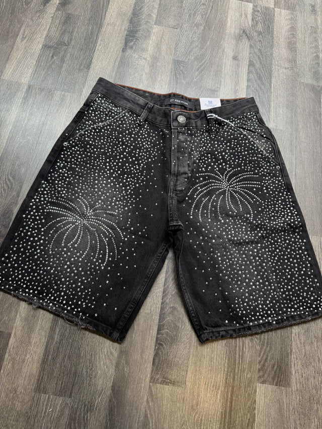 2Y Premium - Black Palm Stony Shorts