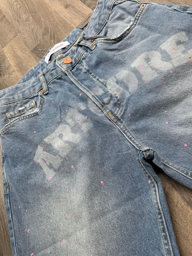 2Y Premium - Artcore Denim Shorts