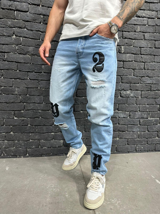 2Y Premium - Palm Jeans - Blue