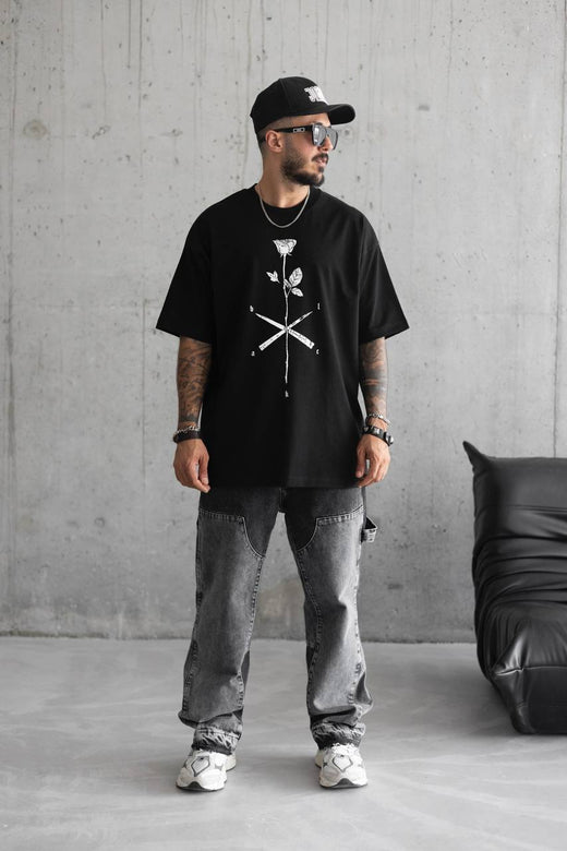 Black Island - Roses T-Shirt - Black