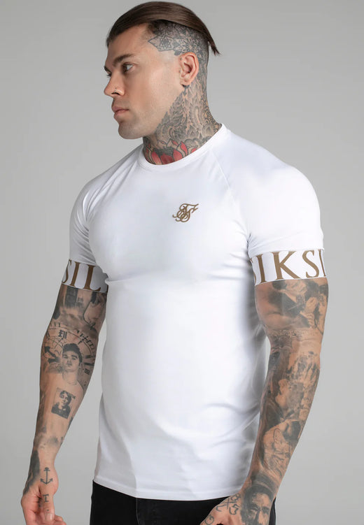 SikSilk - White Tech T-Shirt