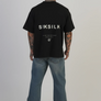SikSilk - Black Graphic T-Shirt