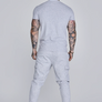 SikSilk - Grey Marl Essentials T-Shirt