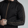 SikSilk - Black Full Zip hoodie