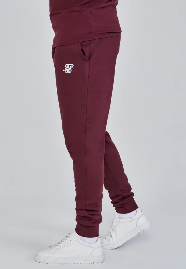 SikSilk - Burgundy Essentials Joggers