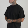 SikSilk - Black Graphic T-Shirt